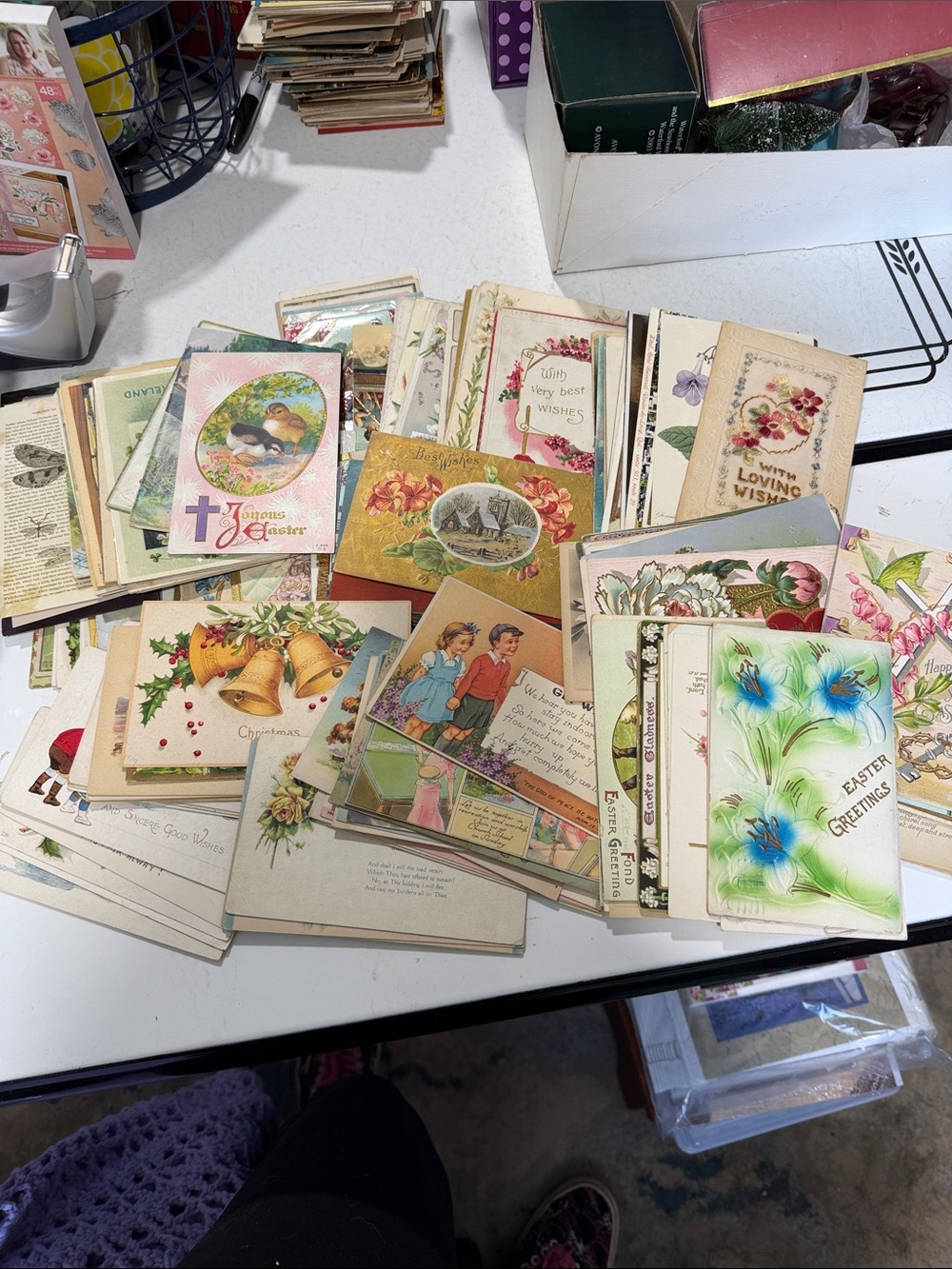 Large lot of Vintage Assorted Post Cards